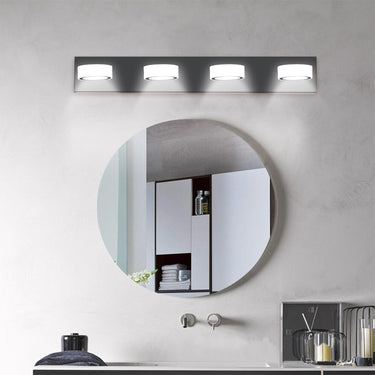 LED Modern Black 4-Light Vanity Lights Fixtures